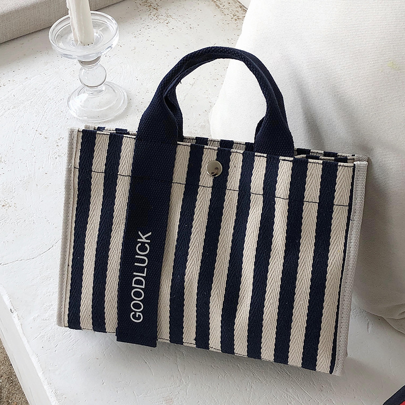 Hersteller tragbare diagonal kleine tasche ins tasche streifen schulter leinwand tasche frauen tasche_voghion.com