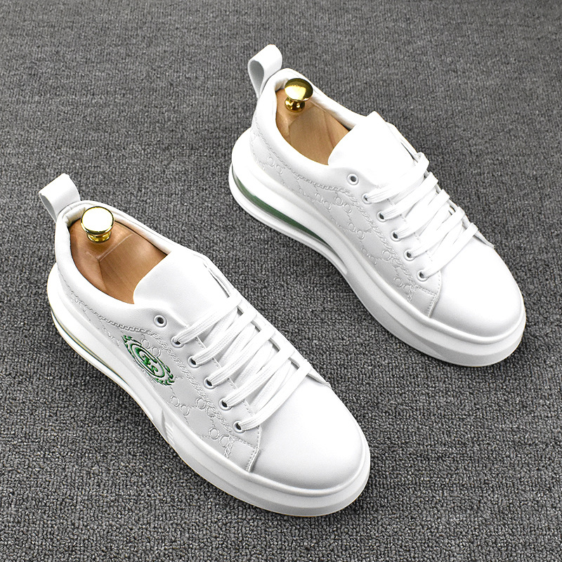 Piastra di altezza interna Versione coreana del nuovo fondo spesso traspirante a banda bassa primaverile e autunnale con la tendenza delle scarpe da uomo _voghion.com