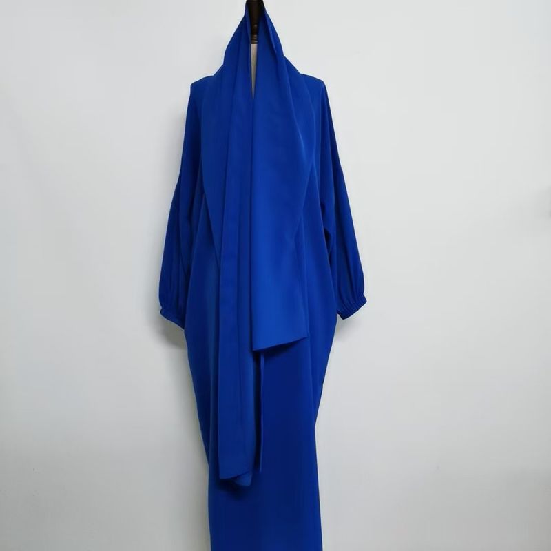 Dammekleeder Turban Robe Populärt Eenfaarwegt Einfacht Kleed_voghion.com