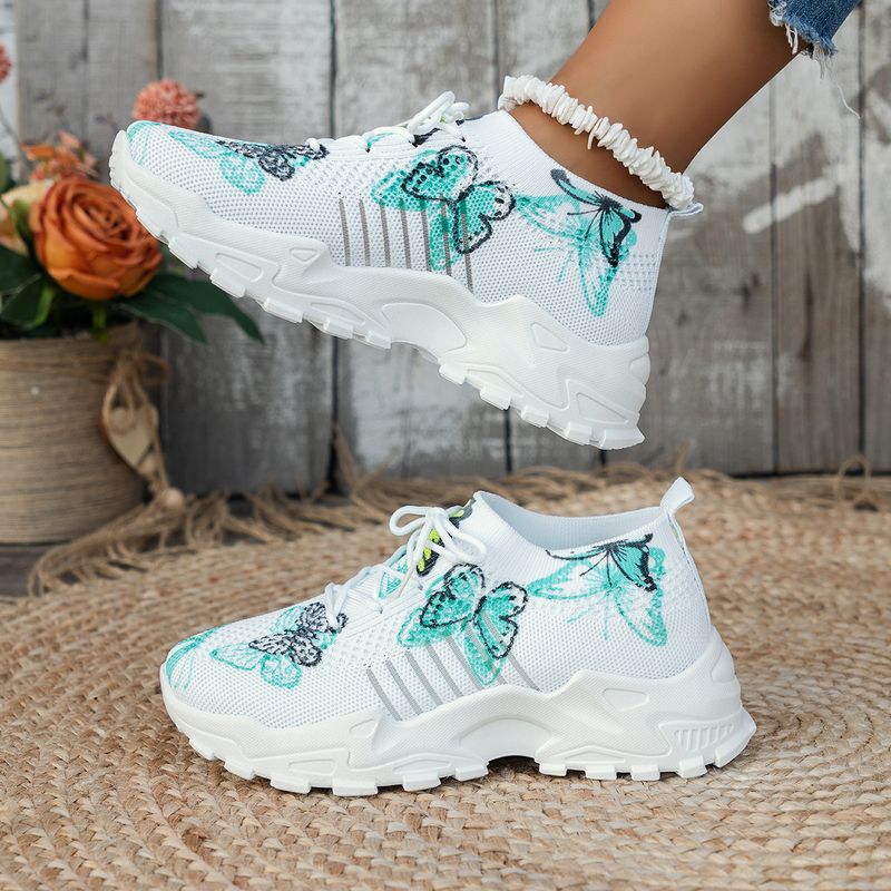 Scarpe singole da donna casual 2025 bianche piatte alla moda versatili taglia 43 in rete traspirante_voghion.com