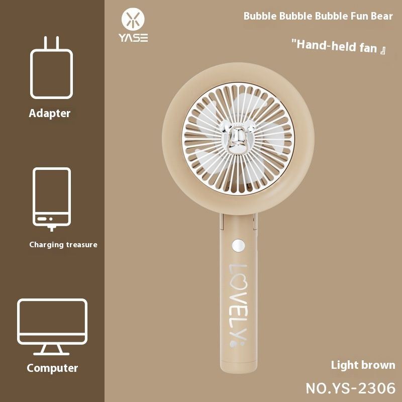 Portable Folding Fan, Desktop USB Charging, Long Battery Life, Multiple Adjustable Levels, Handheld Small Fan_voghion.com