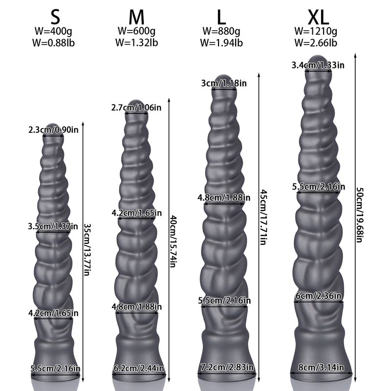 Nouveau plug anal long extra large fileté, masturbateur masculin et féminin, gode gay, jouet sexuel extensible en spirale_voghion.com