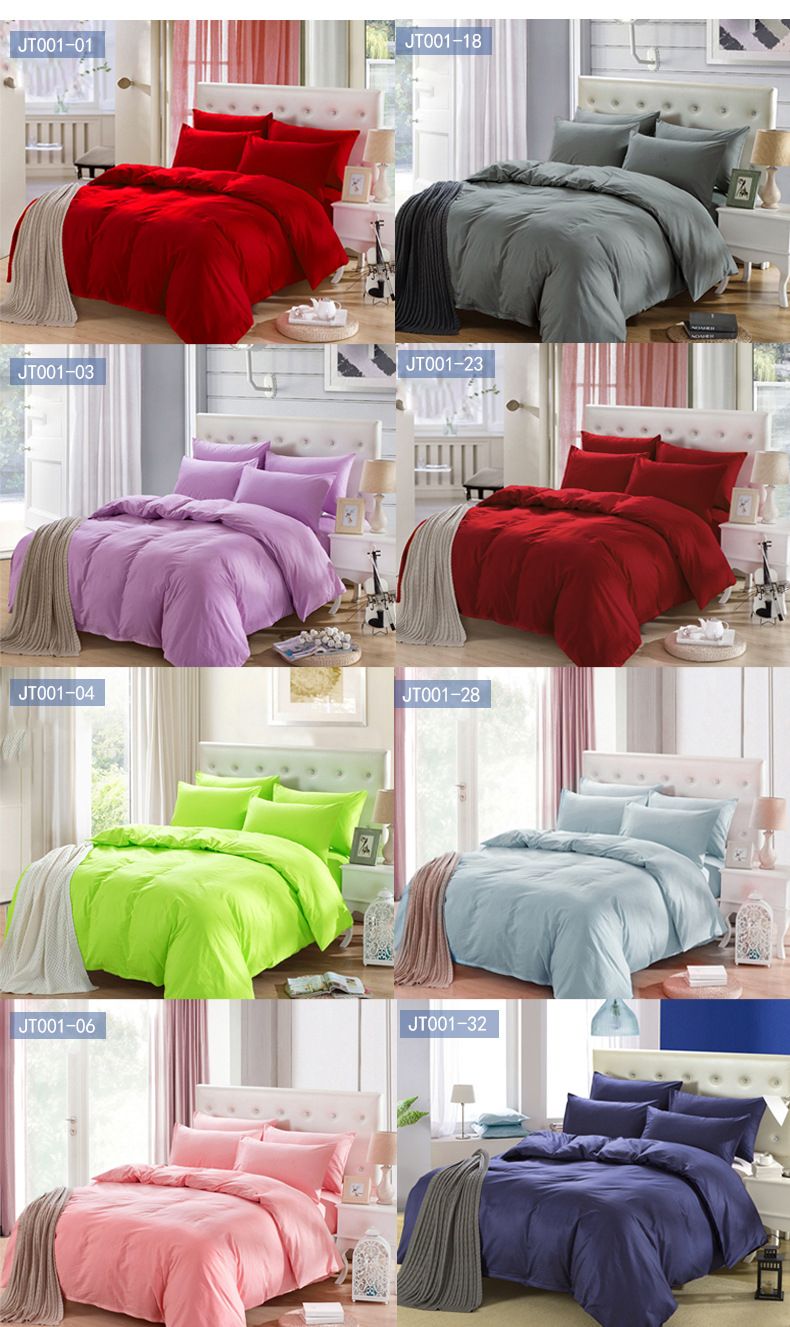 Set di biancheria da letto in flanella spazzolata da 105 g - Set di lenzuola minimaliste in tinta unita in stile giapponese, 4 pezzi e 3 pezzi con lenzuolo con angoli per dormitorio_voghion.com