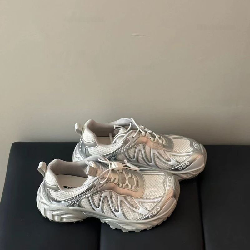 Lazy Dad Damen Sneakers 2025 Neue Mode Multifunktionale Mesh Atmungsaktive Wanderschuhe Outdoor Casual_voghion.com