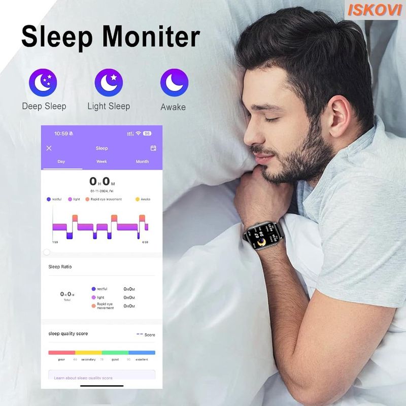 Smart Watch For Men Women Answer Make CallsSmartwatch With Heart Rate Sleep Counter Fitness Tracker 100+ Sport Modes IP68 Water_voghion.com