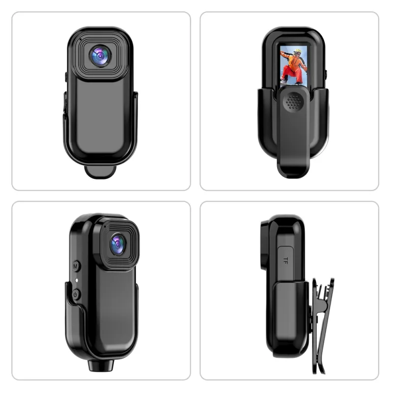 HD 1080P Minikamera WiFi Lomme Utendørs Sport Video Lydopptaker Loop Record Magnetisk Bakklemme Sykkelvideokamera_voghion.com