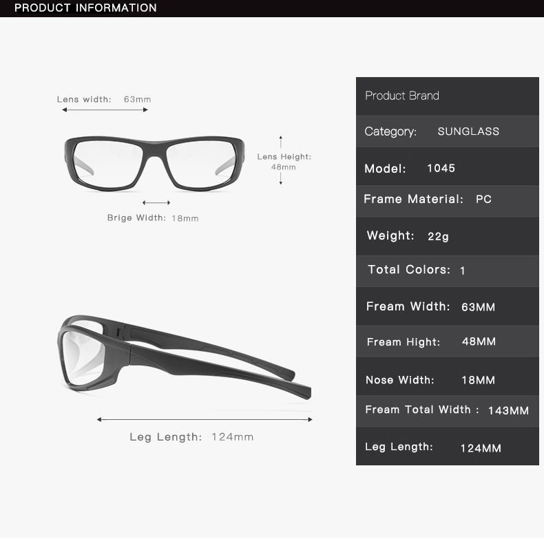 Gafas de sol fotocromáticas polarizadas HOOLDW de moda para hombre, para deportes al aire libre, gafas de sol camaleónicas, gafas de conducción, gafas que cambian de color_voghion.com