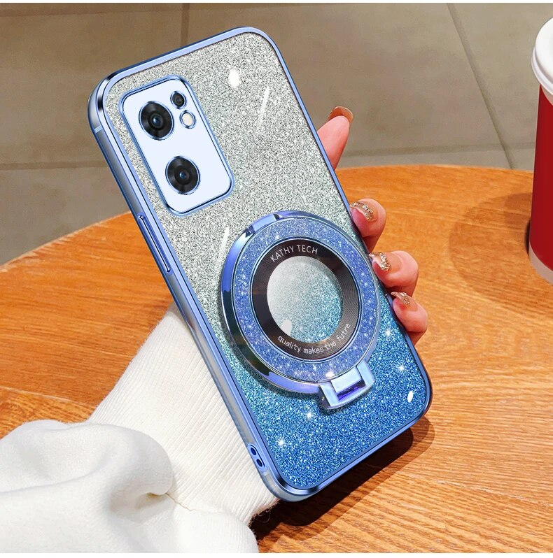 Morbido glitter bling con anello protettivo magnetico custodia posteriore per custodia per telefono Infinix Zero 30 4G 5G_voghion.com