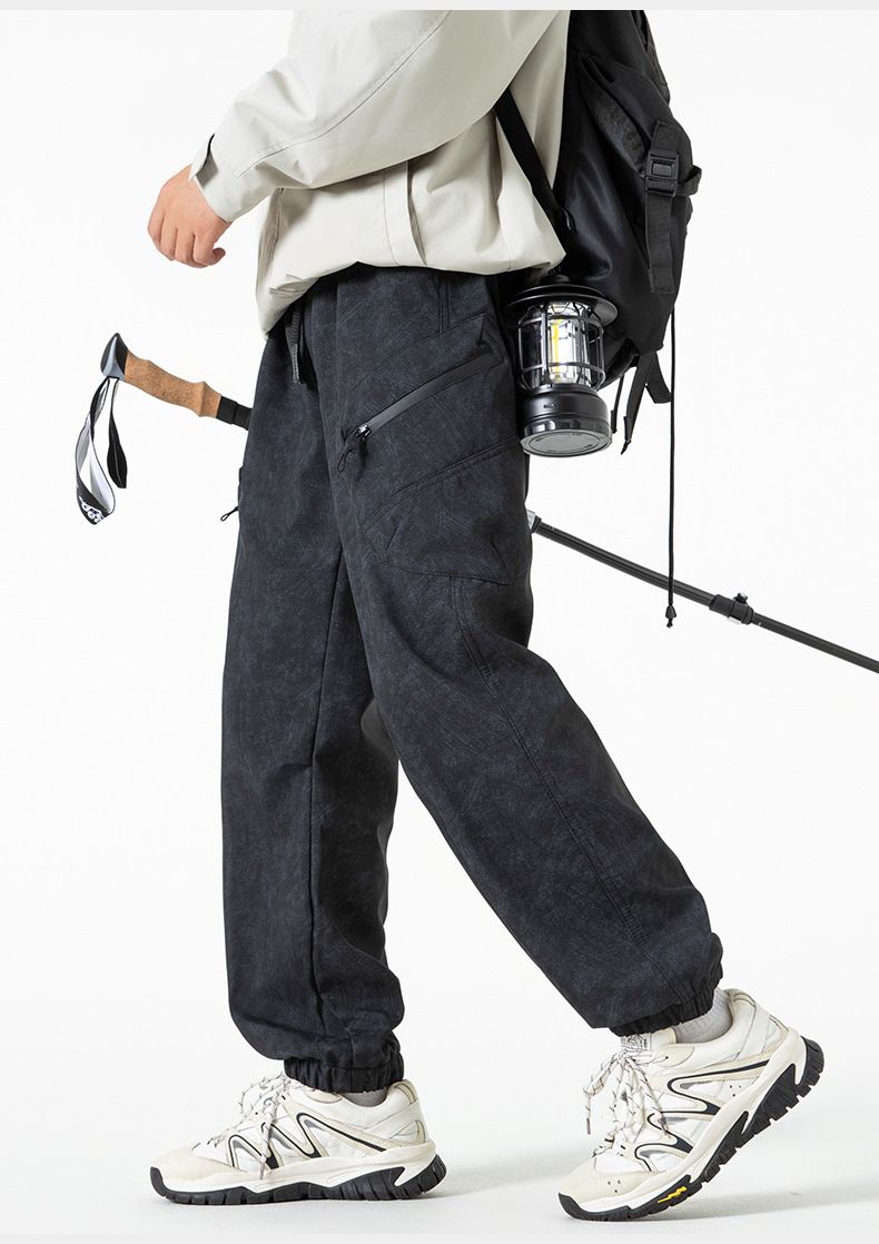 Trendy American Camouflage Work For Men, 2024 Autumn/Winter New Collection, Thickened Leg Tight Charge Pants, Outdoor_voghion.com