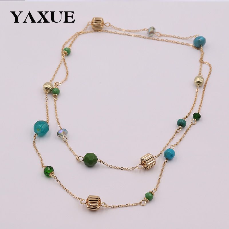 Fashionable Stylish Long Necklace For Women With Unique Design And Versatile Appeal_voghion.com
