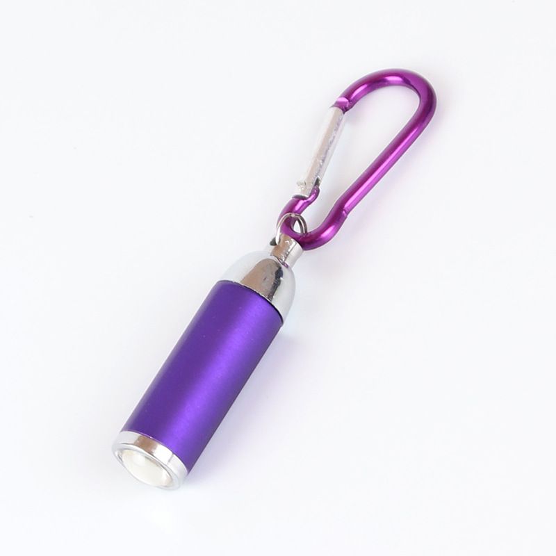 LED Mini Telescopic Zoom Electronic Flashlight Carabiner Holiday Gift Small Pull Tube Key Light Factory Direct Sale_voghion.com