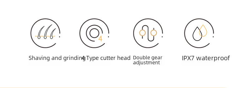 Pet Shaver 4-in-1 suit dog electric clipper pedicure hair clipper cat electric nail grinder_voghion.com