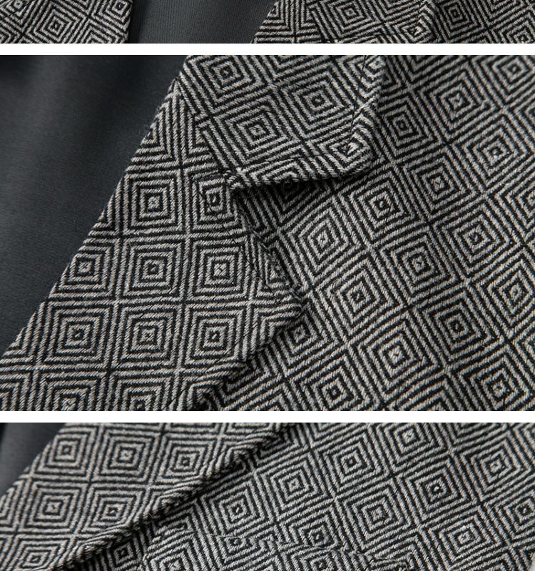 2025 Nieuwe heren visgraatstof retro detectivekleding pak revers vest_voghion.com