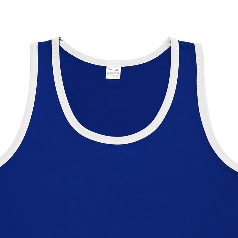 2024 New Trendy Straddle Sports Casual Men's Summer Bottom Multi Color Sweatshirt Tank Top_voghion.com