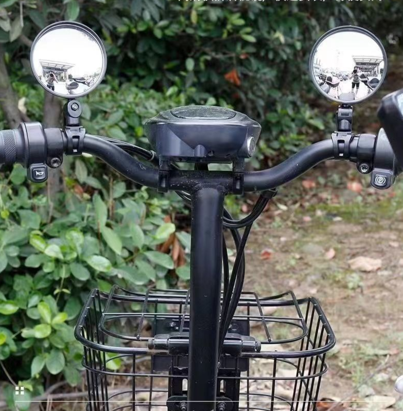 Bicycle, rearview universal wide-angle convex small reversing mirror, electric mountain bike, reflective mirror_voghion.com
