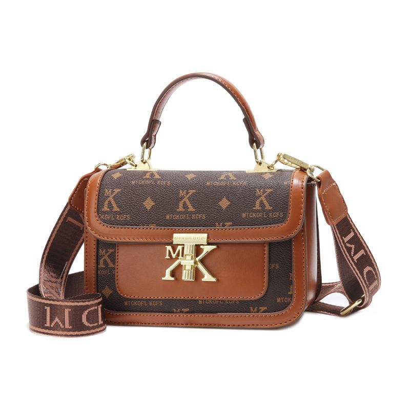 Borsa a tracolla singola con texture quadrata piccola, modello 2025, molto venduta_voghion.com