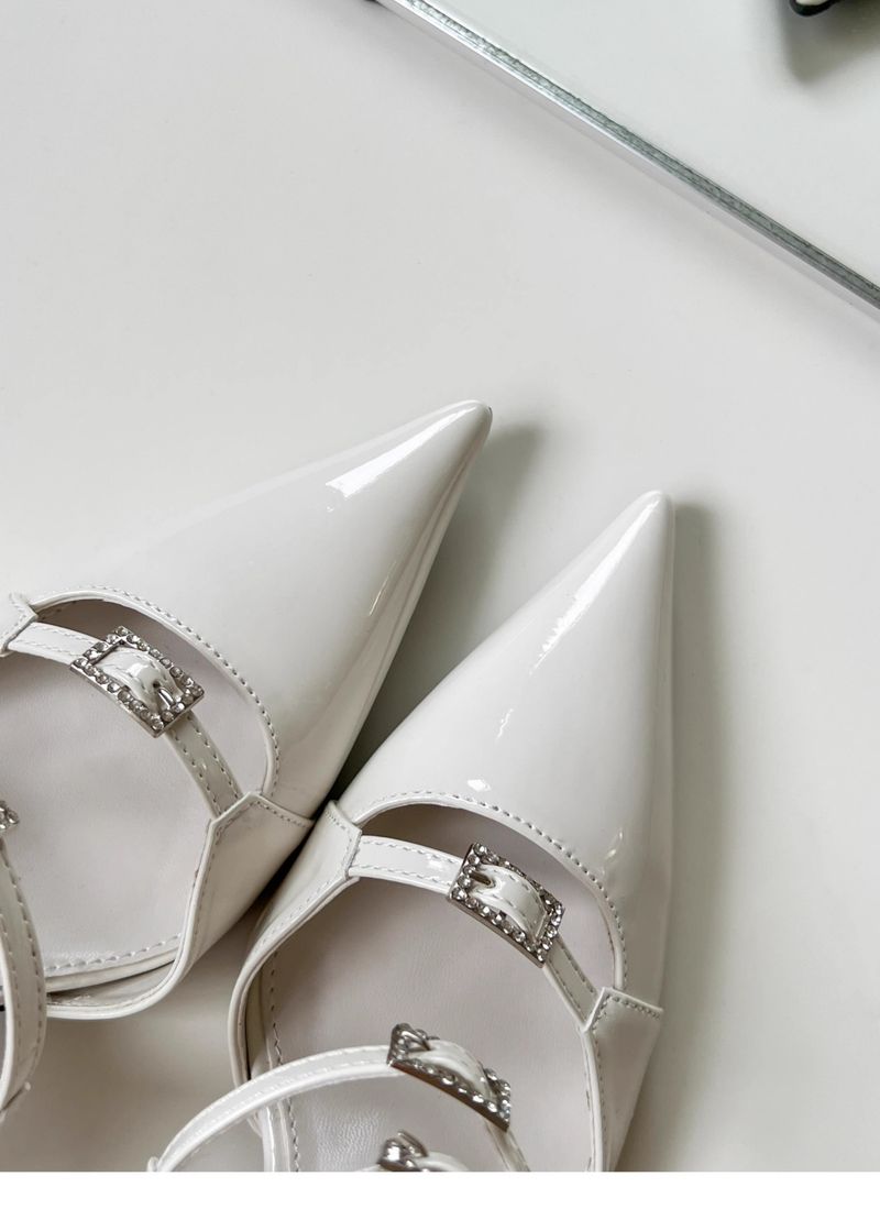 Nuove pantofole con tacco sottile Baotou senso femminile pantofole con tacco alto femminile_voghion.com