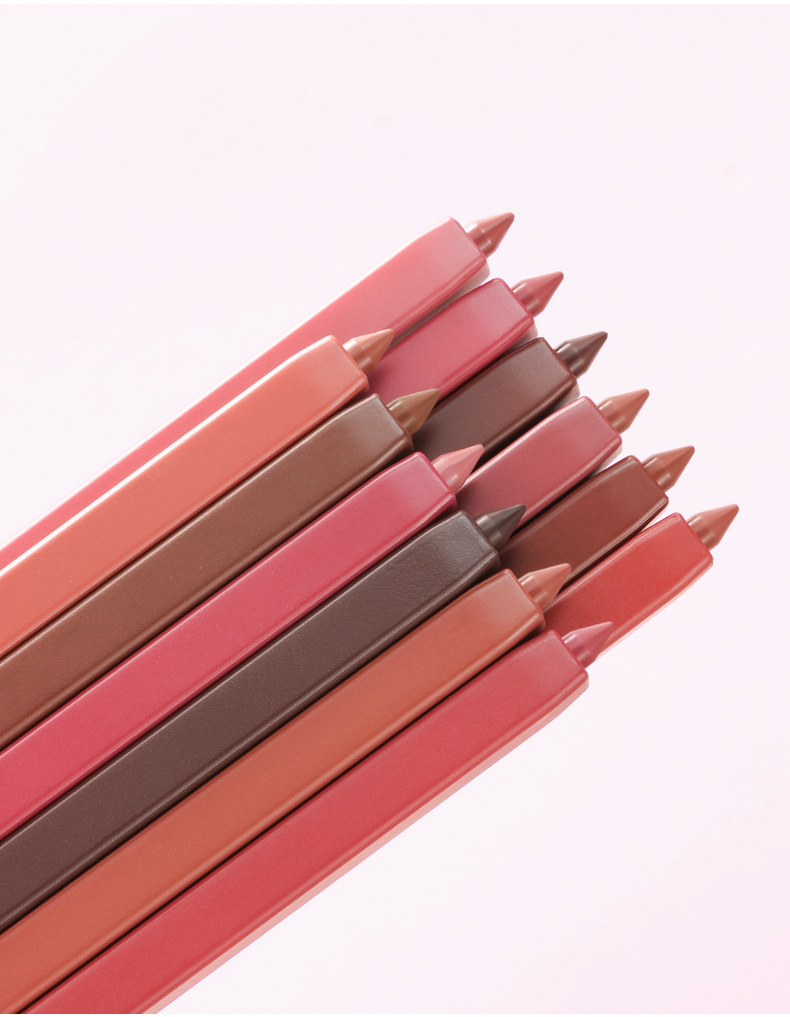 Pudaier Stift, wasserfest, antihaftbeschichtet, matte Lipliner-Linie, Haken-Lippenstift-Make-up_voghion.com