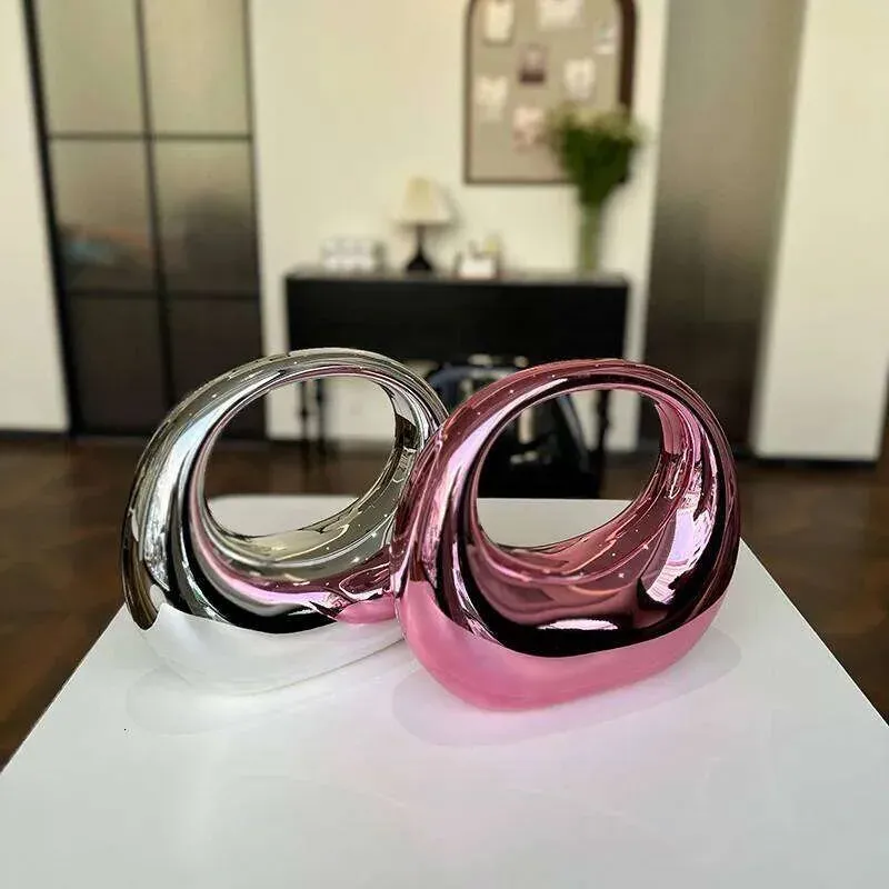 Borse da sera dorate per donna in PVC, da polso, per cena, festa, matrimonio, con manico rotondo, pochette 2025, borsa firmata_voghion.com