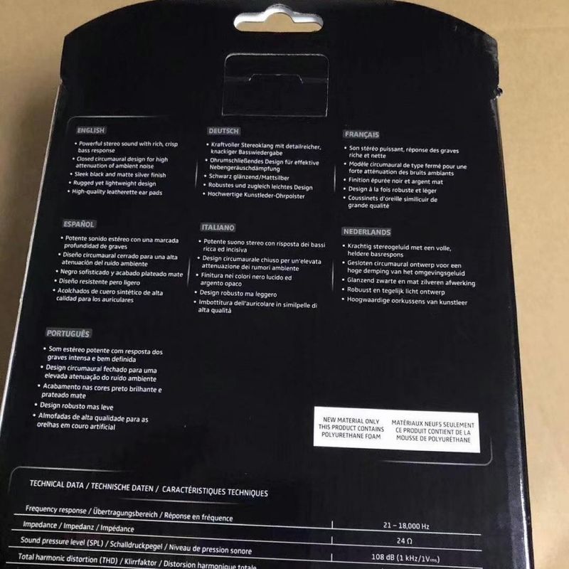 Digitex Sennheiser HD206 Over-Ear Monitor Headphones For Mobile Phones And Computers, DJ Headset, Stereo Music Headphones,_voghion.com