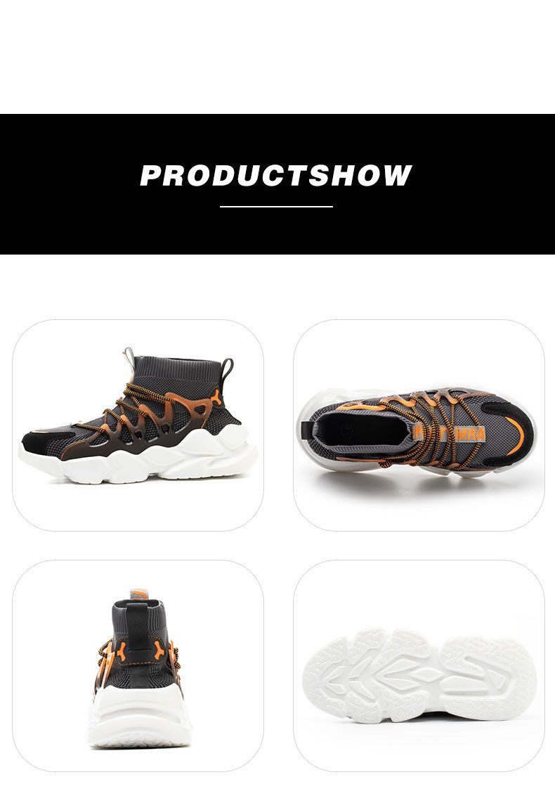 Scarpe antinfortunistiche da uomo, antiforatura, leggere e traspiranti, con punta in acciaio, isolate._voghion.com