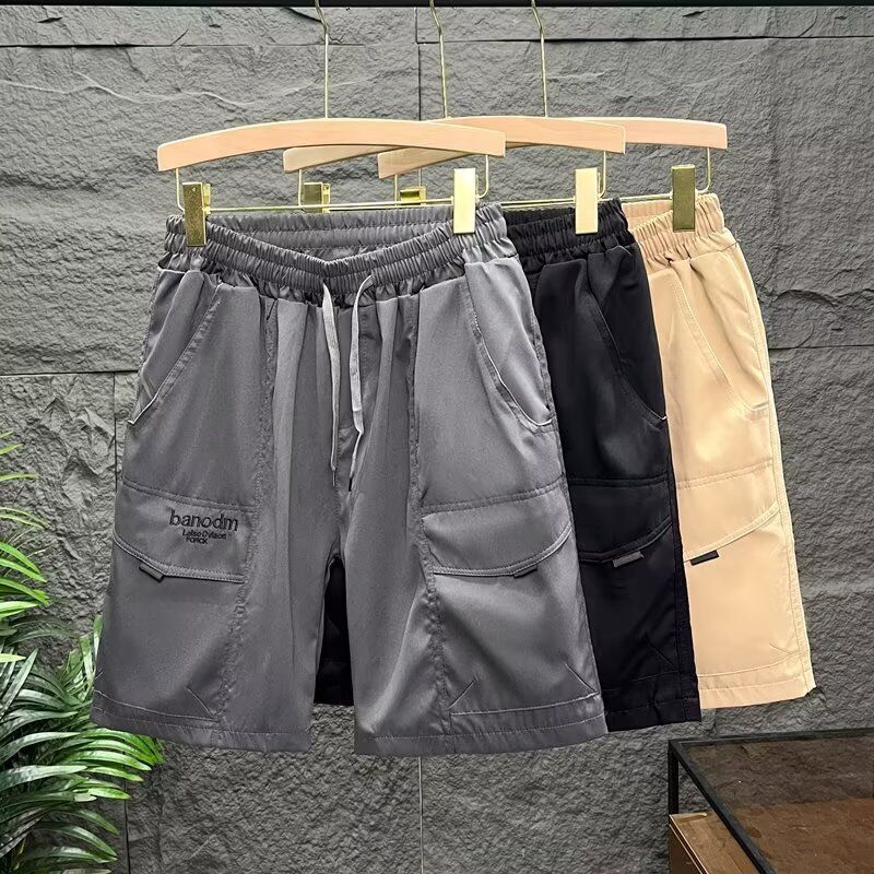 Men's Casual Jogger Shorts - Lightweight Summer Streetwear With Relaxed Fit, Multiple Colors & Extended Sizes (S-5XL)_voghion.com
