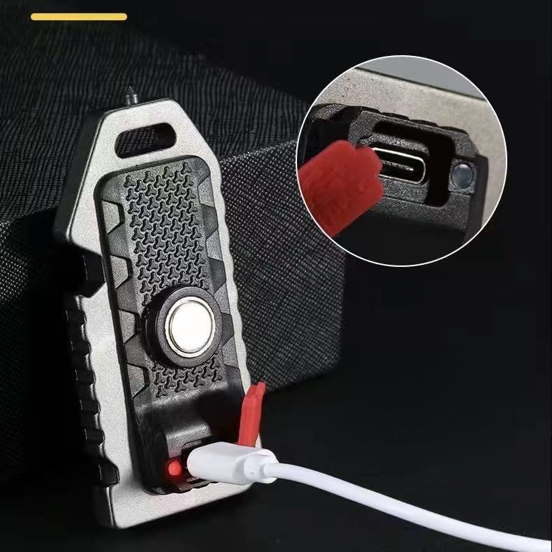 Ultra Küçük Mini LED Işık Yayan Küçük Anahtarlık Güçlü Işık Ultra Hafif Taşınabilir El Feneri_voghion.com