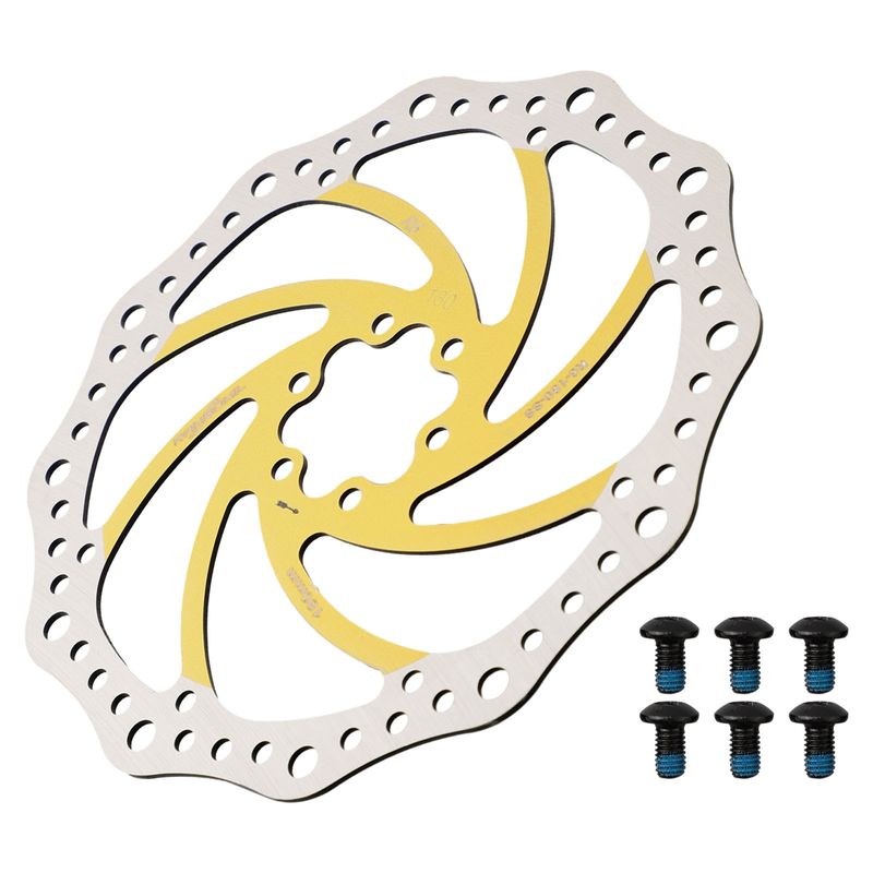 160 180 203MM R6 Series Brake RAMBOMIL Bicycle Color Disc 6 hole_voghion.com