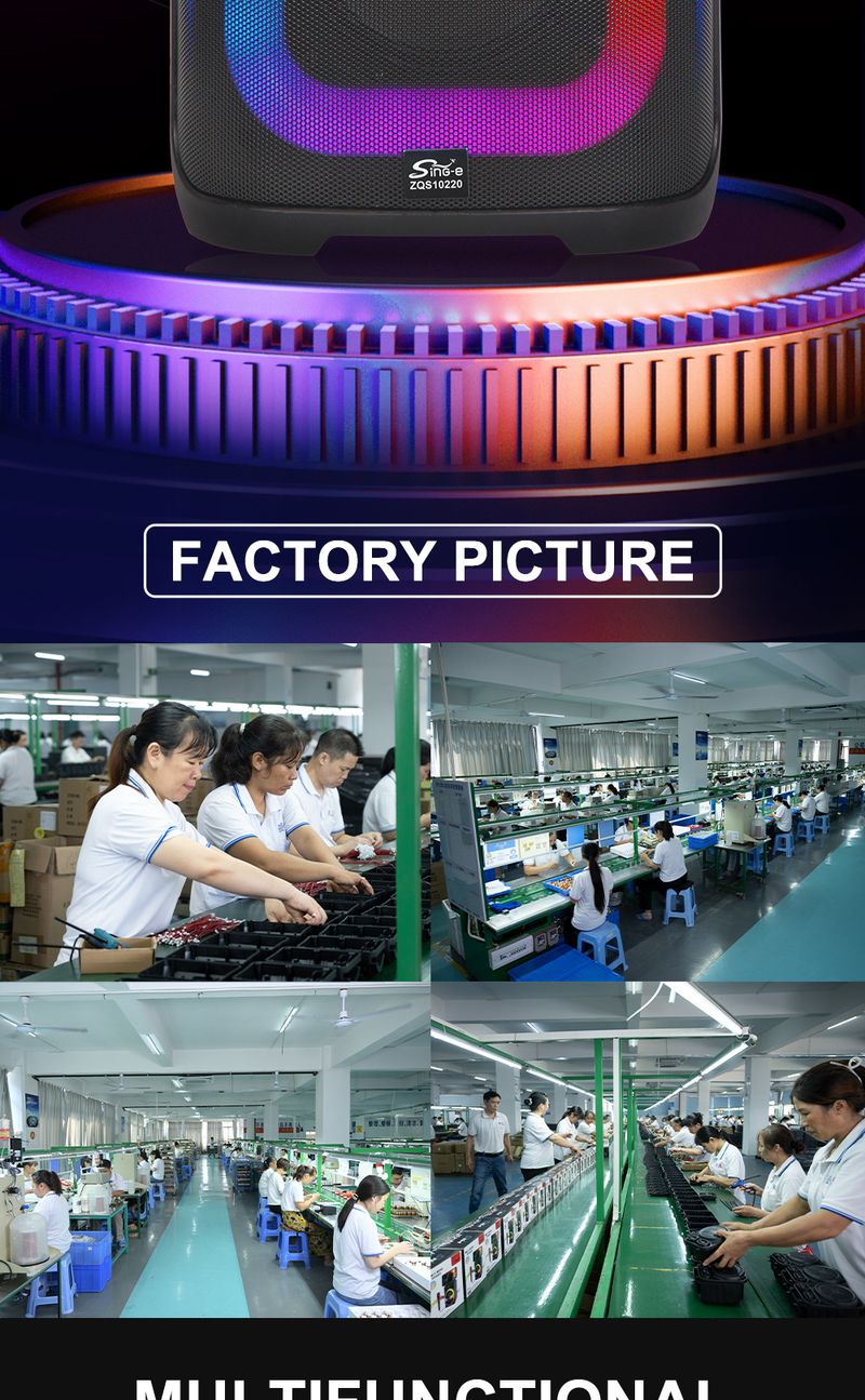 ZQS1022 Bluetooth kõlar Kõrge helikvaliteetne subwoofer Kodu elutoa ruumilise heli kõlar_voghion.com