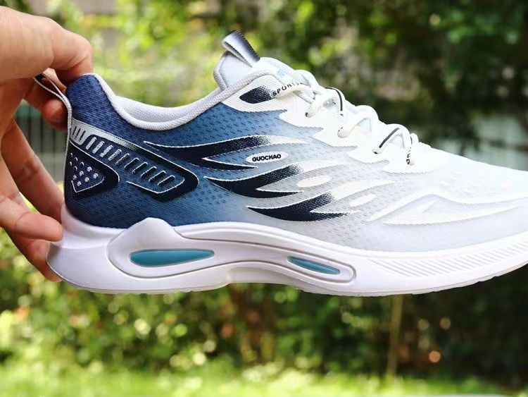 Ice Silk Mesh Men's 2025 New Korean Style Trendy Sports Student Soft Sole Running Breathable Casual Shoes_voghion.com