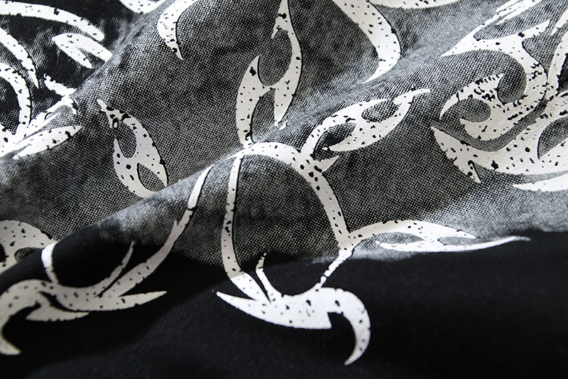Herenhoodie met print Rising Sun herfst/winterhoodie_voghion.com
