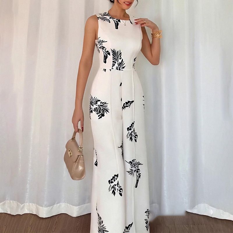 2025 New European And American Women's Fashion 2025 2025 Fashionable Personality Printed Slim Waist Casual_voghion.com