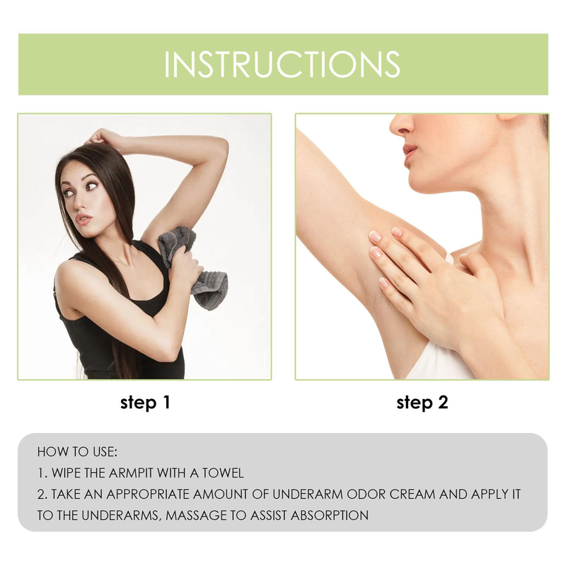 Natural efetivamente remover corpo suor odor agente antitranspirante desodorante remover odor das axilas óleo refrescante creme de cuidados com o corpo_voghion.com