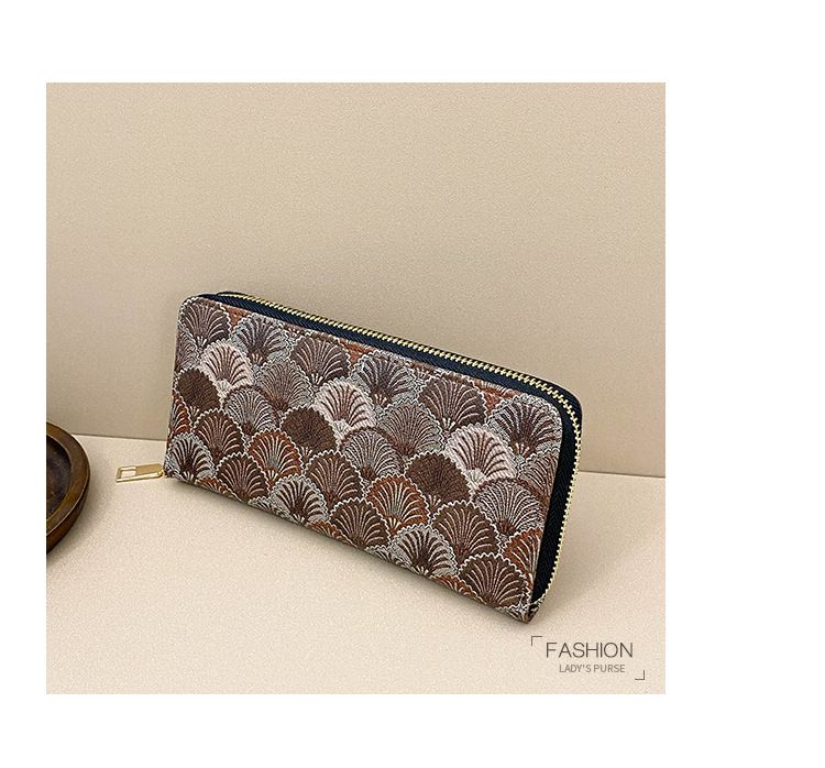 Women’s Bags Women's Long Wallet Large Capacity Clutch New Zipper Clutch Wallet Card Holder_voghion.com