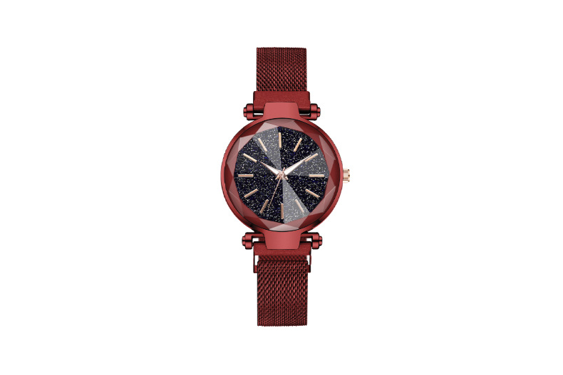 Starry Sky Pointed Diamond dial Women's Lazy Men's Watch Absorbing Stone and Iron Magnet_voghion.com