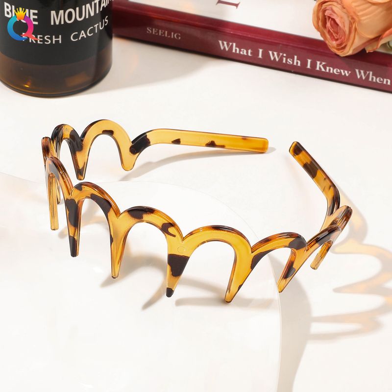 Hot Selling PC Wave Headband Face Washing Headband With Teeth Non Slip Hair Band High End Yiwu Hairpin Hair Accessories Wholesale_voghion.com