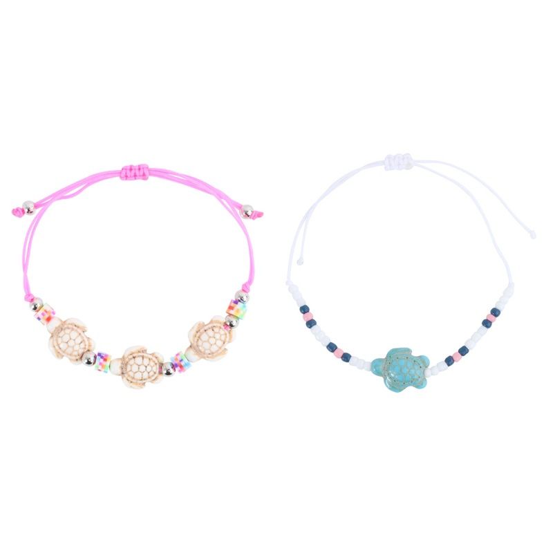 Casual Bohemian Tortoise Starfish Turquoise Rope Wholesale Bracelets_voghion.com