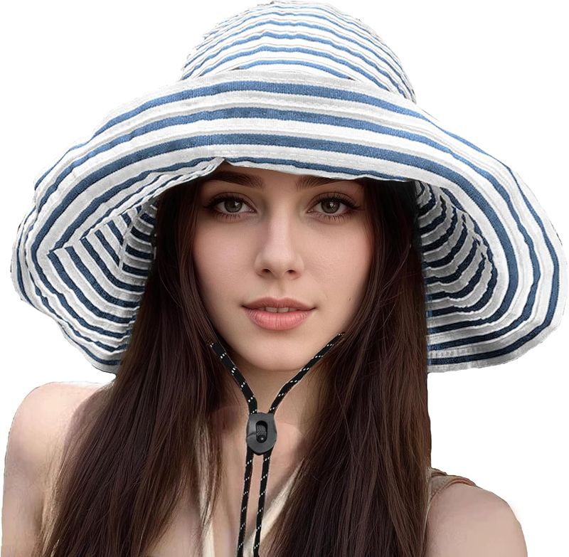 Sun Hat For Men Women UPF 50+ Fishing Hats Waterproof Wide Brim Boonie Bucket Hat For Safari Beach Hiking Garden_voghion.com
