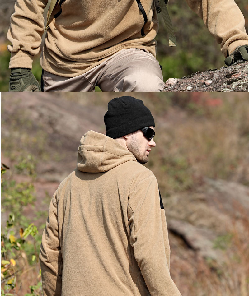 Beetle Invader Series Taktische Robe Herren Outdoor Wärme Shake Fleece Pullover Charge Mantel Innentank_voghion.com