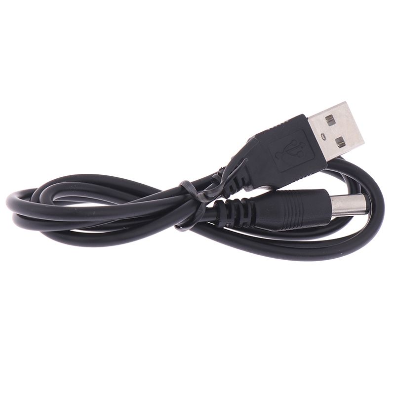 1 stk. 5V lader strøm til DC 5,5 mm plugg USB strømkabel for MP3/MP4-spiller_voghion.com