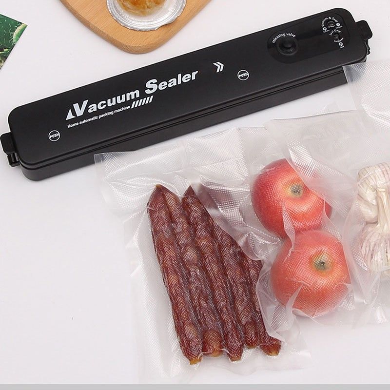 vakuuma iepakošanas mašīna mājsaimniecības automātiskā blīvēšanas mašīna mini plastmasas blīvēšanas mašīna pārnēsājama virtuves konservēšanas mašīna_voghion.com