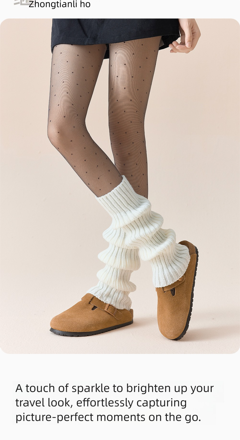 for Women, Slouch Autumn And Winter, Pair With Loafers, JK Leg Warmers, Calf Socks, Slimming Y2K Hot Girl Knitted Socks_voghion.com