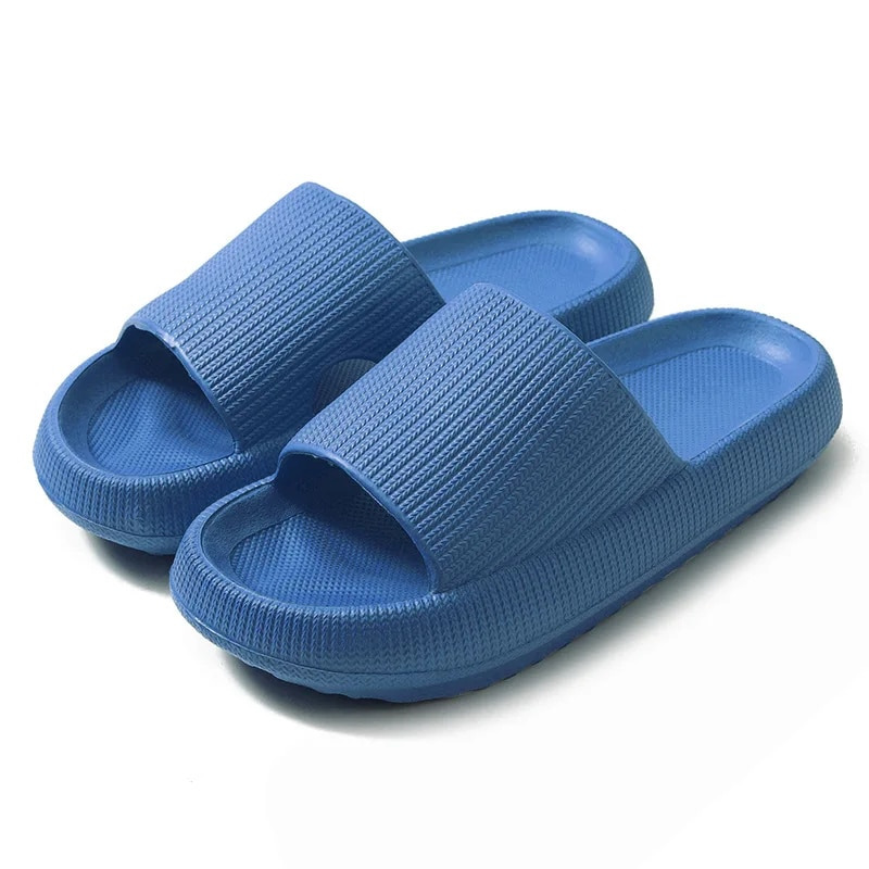 Neue Dicke Plattform Badezimmer Hause Frauen Mode Weiche Sohle Eva Indoor Sandalen Nicht-Slip Flip Flop Männer Hausschuhe_voghion.com