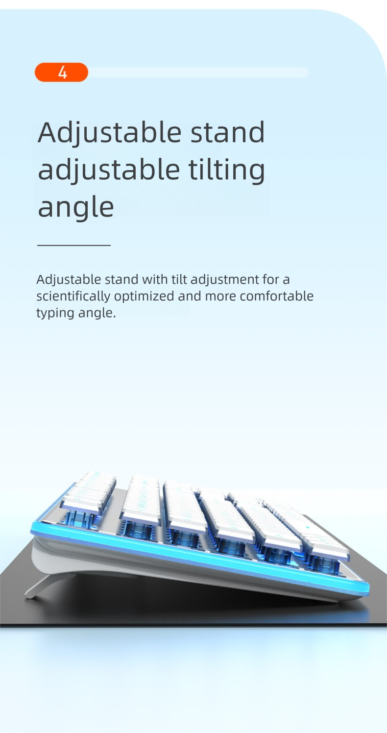 Wired Mechanical Feel Keyboard Waterproof Silent Ultra-thin Gaming E-sports Office Typing Desktop Laptop_voghion.com