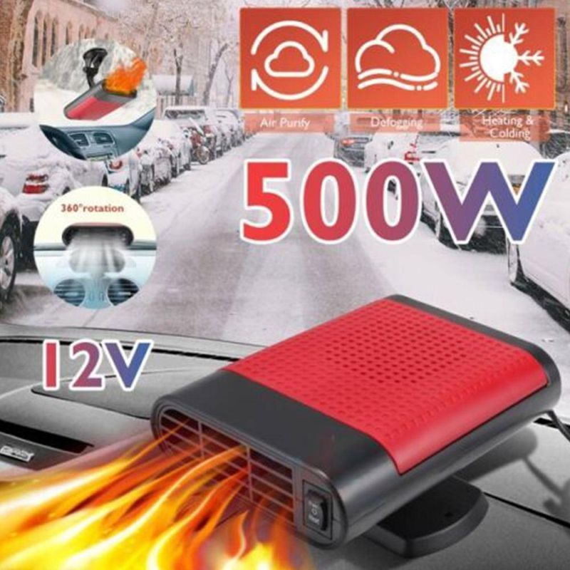 12v 500w Car Heater Fast Hot Warm Blower Automobile Deer Air Defroster Heating Conditioner Demister Quick Winds Q7e7_voghion.com