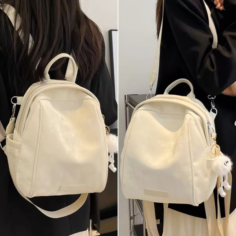 Double Shoulder Women's Bag 2025 New Backpacks_voghion.com