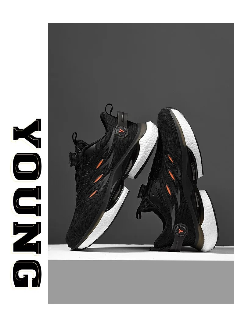 2023 nuova fibbia rotante maschile scarpe da ginnastica alla moda Chunky uomini scarpe da corsa donne fondo spesso scarpe da jogging coppia strada_voghion.com