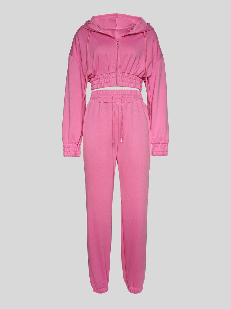 Maglione sportivo da donna, con cappuccio, a maniche lunghe, con cerniera, per il tempo libero_voghion.com