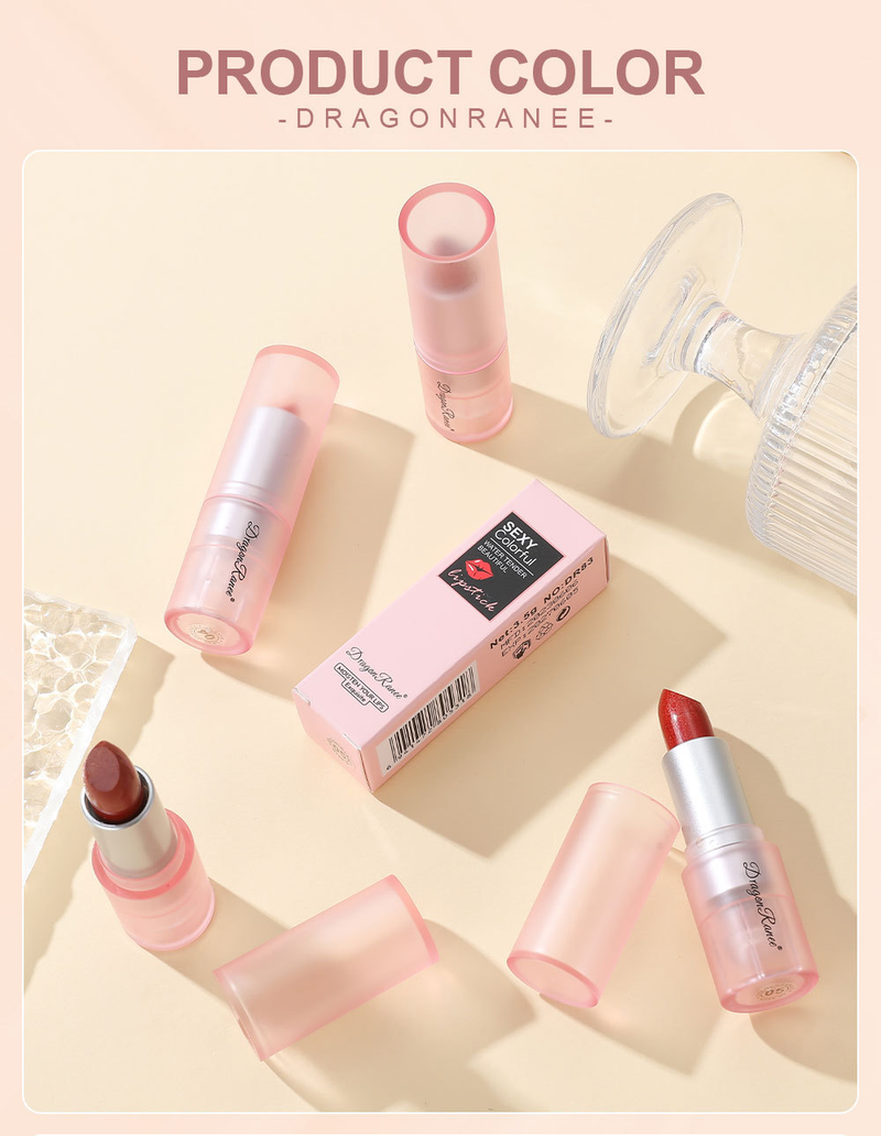 Gilded Pearlescent Lipstick - Moisturizing Shimmer Lip Balm With Fine Glitter, Available In Grapefruit & Starry Mermaid Shades_voghion.com