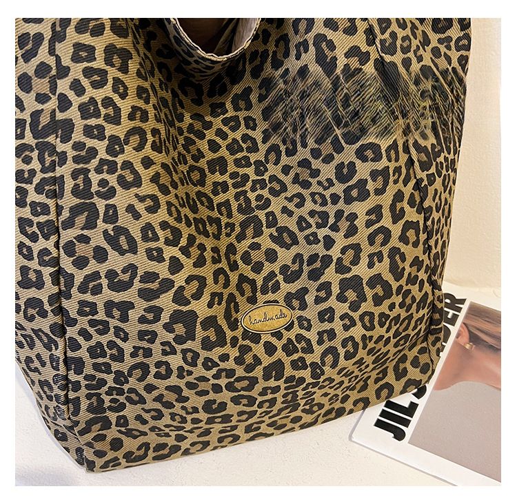 2025 Spring And Summer New Niche Design Plaid Canvas Casual Large Capacity Double Shoulder Women's Handbag_voghion.com